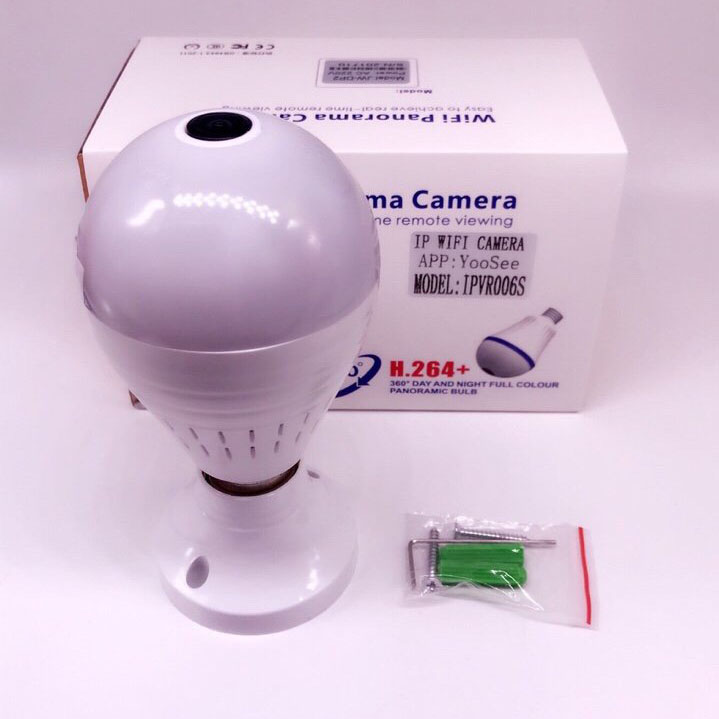 Camera yoosee ngụy trang bóng đèn 360